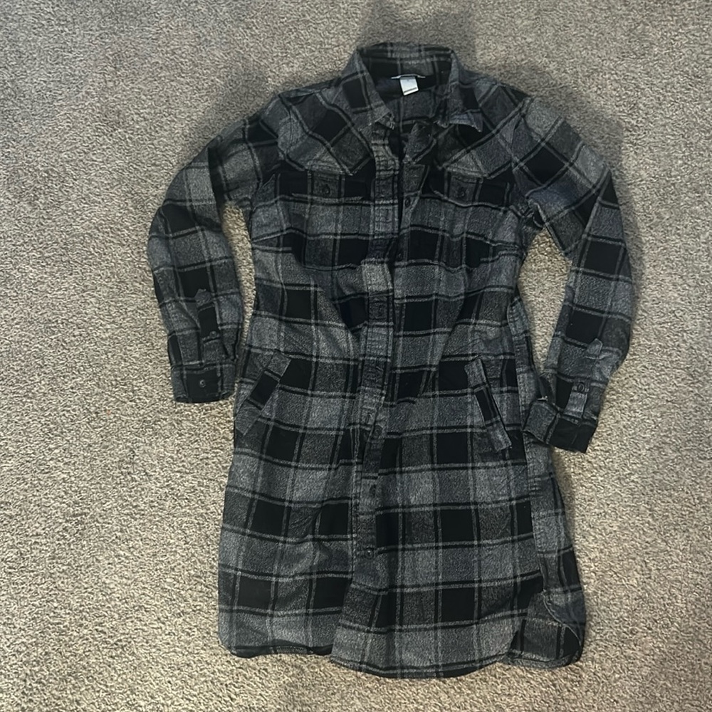Small Plaid Duluth Trading Co Flannel Dress